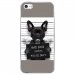 CRYSIPHONE5CDOGPRISONOS - Coque rigide transparente pour Apple iPhone 5C avec impression Motifs bulldog prisonnier os