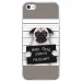 CRYSIPHONE5CDOGPRISONTRISTE - Coque rigide transparente pour Apple iPhone 5C avec impression Motifs bulldog prisonnier