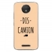 TPU0MOTOCPLUSDISCAMIONBEIGE - Coque souple pour Motorola Moto C Plus avec impression Motifs Dis Camion beige