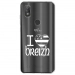 TPU0VIEW2DRAPBREIZH - Coque souple pour Wiko View 2 avec impression Motifs drapeau Breton I Love Breizh