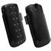 KALIXPOUCH_NOM - Etui Krusell Kalix Pouch en cuir noir Taille Medium