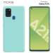 BEFLUOA21STURQ - Coque souple Be Fluo coloris turquoise pour Samsung Galaxy A21s
