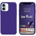 BEFLUOIP17PURPLE - Coque souple Be Fluo coloris violet pour iPhone 17