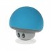 BTCHAMPIGNONBLEU - Mini enceinte Champignon bleu bluetooth avec ventouse