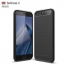 CARBOBRUSH-ZE554KL - Coque souple Zenfone 4 ZE554KL antichoc coloris noir aspect carbone et métal brossé