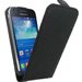 CARBONOIRG3500 - Etui Carbone noir à rabat vertical Galaxy Core Plus G3500