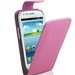 CHICROSEI8190 - Etui à rabat rose pour Galaxy S3 Mini i8190 avec fermeture magnétique