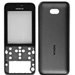 FACEARNOKIA207NOIR - Coque avant arrière noir origine Nokia 207