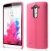 COUTURELGG3ROSE - Coque souple rose aspect grainé avec coutures apparentes pour LG G3