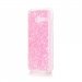 COVA320LIQUIDROSE - Coque Galaxy A3-2017 avec liquide strass et paillettes coloris rose