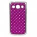 COVDIAMG3500FUSHIA - Coque rigide aspect matelassé fushia avec inserts diamants Galaxy Core Plus G3500