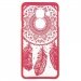COVDREAMA52016ROUGE - Coque translucide motif dreamcatcher rouge pour Galaxy A5-2016 SM-A510F
