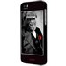 COVIP5SINGEFLEUROUGE - Coque rigide iPhone 5s motif Monkey Flower Red
