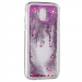 COVJ530-LIQUIDVIOLET - Coque Samsung Galaxy J5 2017 avec liquide strass et paillettes coloris violet