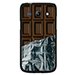 CPRN1CORECHOCOLAT - Coque rigide Noire pour Samsung Galaxy Core i8260 avec motif Tablette de Chocolat