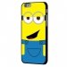CPRN1IP6PLUSMINYEUMOQ - Coque noire iPhone 6 Plus impression Mignon Personnage Moqueur