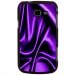 CPRN1S7390SOIEMAUVE - Coque rigide Galaxy Trend Lite S7390 Impression soie mauve drapée