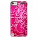 CRYSTOUCH5ARABESQUEFUSHIA - Coque rigide transparente pour Apple iPod Touch 5 avec impression Motifs arabesque fushia