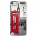 CRYSTOUCH5CABINEUK - Coque rigide transparente pour Apple iPod Touch 5 avec impression Motifs cabine téléphonique UK ro