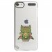 CRYSTOUCH5CHOUETTE - Coque rigide transparente pour Apple iPod Touch 5 avec impression Motifs chouette psychédélique