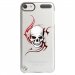CRYSTOUCH5SKULLTRIBAL - Coque rigide transparente pour Apple iPod Touch 5 avec impression Motifs tête de mort sur fond trib