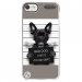 CRYSTOUCH6DOGPRISONOS - Coque rigide transparente pour Apple iPod Touch 6G avec impression Motifs bulldog prisonnier os