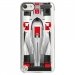 CRYSTOUCH6FORMULE1 - Coque rigide transparente pour Apple iPod Touch 6G avec impression Motifs Formule 1