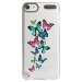 CRYSTOUCH6PAPILLONS - Coque rigide transparente pour Apple iPod Touch 6G avec impression Motifs papillons colorés