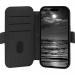 DBICON-IP17NOIR - Etui type portefeuille noir 2en1 Lynge ICON de DBramante (coque MagSafe) iPhone 17