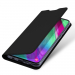 DUX-FOLIOA70NOIR - Etui Galaxy A70 noir fin avec rabat latéral aimant invisible et coque souple