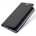 DUX-FOLIOMI11 - Etui Xiaomi Mi-11 gris fin avec rabat latéral aimant invisible et coque souple