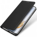 DUX-HONOR90 - Etui Honor 90 noir fin avec rabat latéral aimant invisible et coque souple