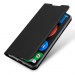 DUX-PIXEL6PRONOIR - Etui Google Pixel 6 Pro noir fin avec rabat latéral aimant invisible et coque souple