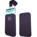 SUEDES3-PRUNE - Housse Pouch suédine coloris prune taille XL pour S3
