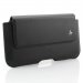DVHORIZNOIRLARGE - Etui DolceVita universel noir avec passant ceinture taille L 119 x 11 x 61 mm