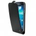 DVSLIMS4 - Etui Slim à rabat pour Galaxy S4 coloris noir lisse aspect mat logo argenté