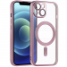 ELECTRO-IP13ROSE - Coque pour iPhone 13 avec système MagSafe et protection lentilles coloris rose gold