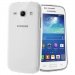 FITTYG3500BLANC - Coque souple ultra fine Fitty coloris transparent pour Galaxy Core Plus G3500