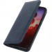 FPWALL-S25BLEU - Etui folio Galaxy S25 rabat latéral bleu avec logements cartes