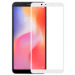 GLASS3D-REDMI6ABLANC - Verre trempé intégral 3D pour Redmi-6 et Redmi-6A blanc