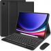 HCLAVSOURIS-TABA7 - Etui tablette Galaxy Tab A7 avec Clavier AZERTY détachable magnétique