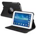 HROTATETAB480NOIR - Etui aspect cuir noir sur support rotatif pour Samsung Galaxy Tab 4 8-0