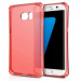 ITSKIN-S7EDGE-SPECROUGE - Coque S7-Edge souple et antichoc ItSkins avec coins renforcés coloris rouge