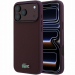 LCHMP18LPLADR - Coque officielle LACOSTE pour iPhone 17/18 Pro Iconic Petit Pique bordeaux MagSafe