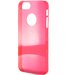 PURO_IP5CRYSTALROU - Coque arrière Puro Crystal ultra fine rouge pour iPhone 5S
