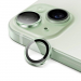 RINGLENS-IP15VERT - Vitre protection appareil photo iPhone 15 / 15 Plus verre avec anneau aluminium vert