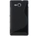 SLINEXPOP-NO - Housse Coque S-Line noire Alcatel One Touch X Pop