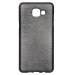SOFTMETA52016NOIR - Coque souple effet métallisé noir pour Samsung Galaxy A5-2016 SM-A510F