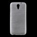 SOFTMETDES620BLANC - Coque souple effet métallisé blanc pour HTC Desire 620