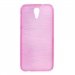 SOFTMETDES620ROSE - Coque souple effet métallisé rose pour HTC Desire 620